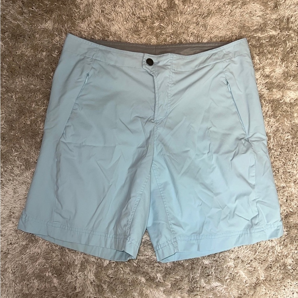 Columbia Titanium Light Blue Active Shorts Size 10
